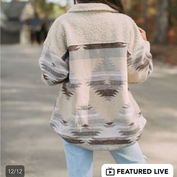 Aztec Shacket - Picture 2 of 3